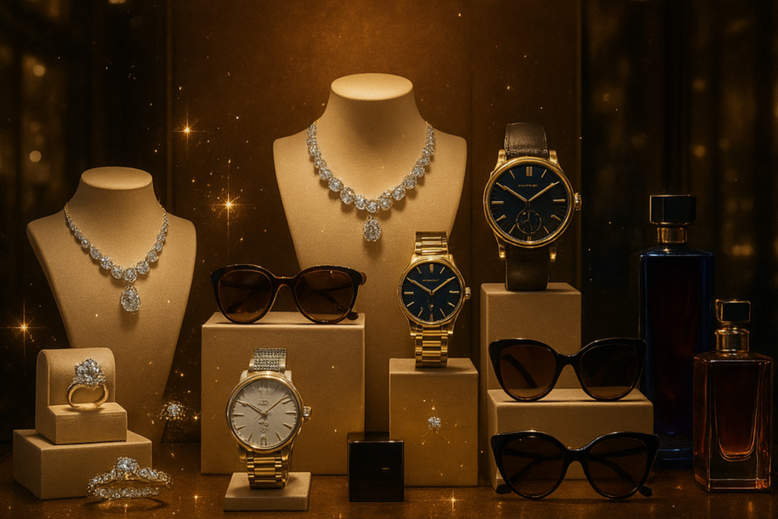 la imagen de porta de mi tienda, mi tienda es sobre accesosrios y moda para mujer y hombres, Joyería 💎 | Relojes ⌚ | Gafas 🕶️ | Perfumes 🌸
Elegancia y estilo para él y para ella 💫
📦 Envíos gratis a todo el país y paga al recibir
